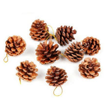 OEM Pinecones Hang Decoration and Craft on Christmas Tree